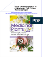Download textbook Medicinal Plants Promising Future For Health And New Drugs First Edition Parimelazhagan ebook all chapter pdf 