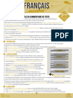 Objectif Methodo STMG 1ere Francais Methodologie Du Commentaire de Texte