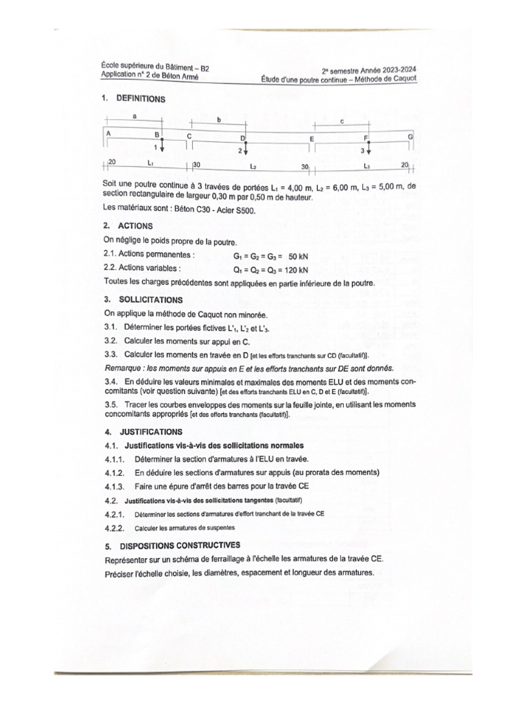 Td2 Béton Armé | PDF