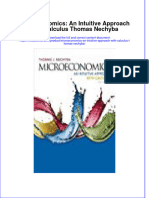 PDF Microeconomics An Intuitive Approach With Calculus Thomas Nechyba Ebook Full Chapter