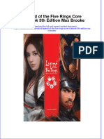 Full Chapter Legend of The Five Rings Core Rul5Th Edition Max Brooke PDF