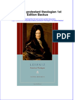 Download textbook Leibniz Protestant Theologian 1St Edition Backus ebook all chapter pdf 