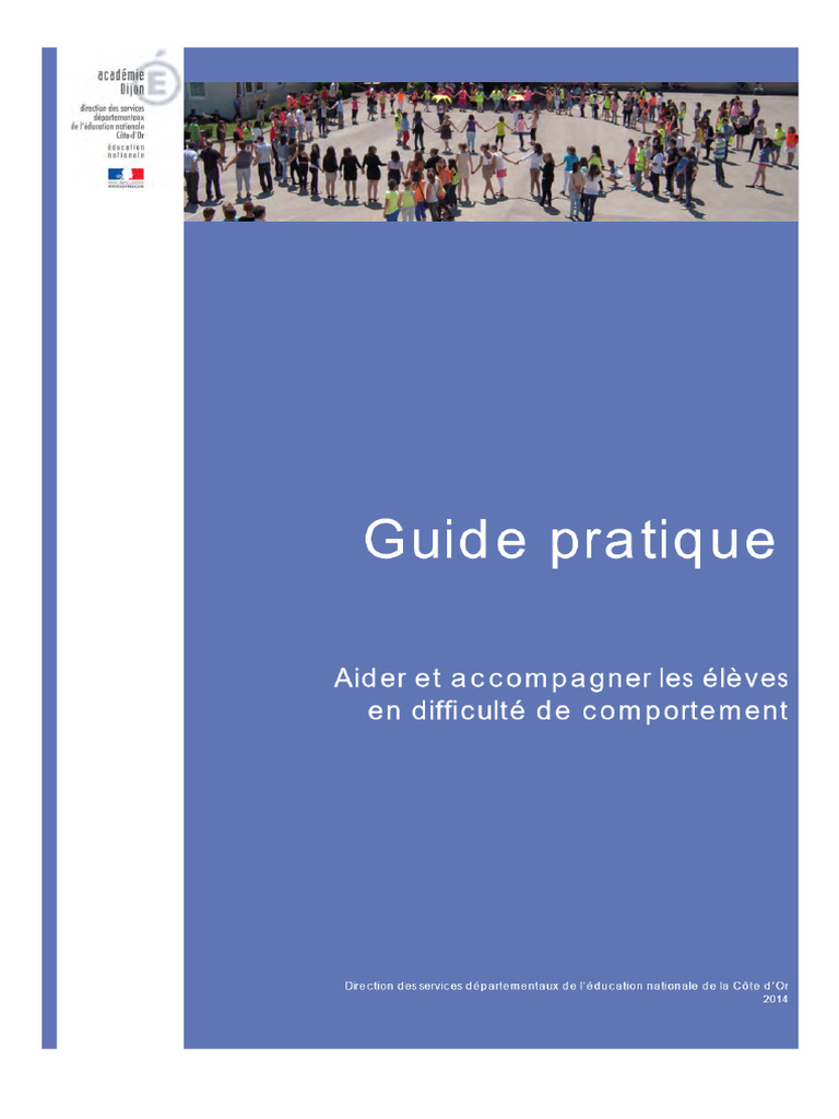 Aider Et Accompagner Les Troubles Du Comportement en Milieu Scolaire | PDF