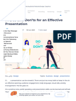 14 Dos and Don'ts For An Effective Presentation - Renderforest