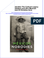 Download textbook Mexico S Nobodies The Cultural Legacy Of The Soldadera And Afro Mexican Women B Christine Arce ebook all chapter pdf 