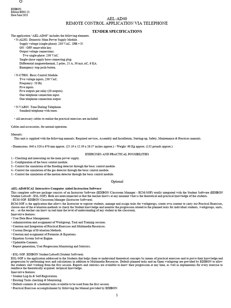 Ael-Ad40 en | PDF | Alternating Current | Power Supply