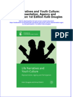 Textbook Life Narratives and Youth Culture Representation Agency and Participation 1St Edition Kate Douglas Ebook All Chapter PDF