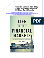 Textbook Life in The Financial Markets How They Really Work and Why They Matter To You 1St Edition Daniel Lacalle Ebook All Chapter PDF