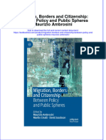 Download pdf Migration Borders And Citizenship Between Policy And Public Spheres Maurizio Ambrosini ebook full chapter 