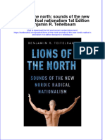 Download textbook Lions Of The North Sounds Of The New Nordic Radical Nationalism 1St Edition Benjamin R Teitelbaum ebook all chapter pdf 
