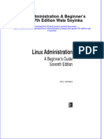 Textbook Linux Administration A Beginners Guide 7Th Edition Wale Soyinka Ebook All Chapter PDF