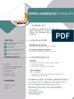 Currículum Sofía González