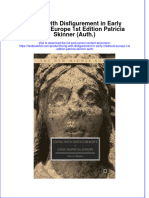 Textbook Living With Disfigurement in Early Medieval Europe 1St Edition Patricia Skinner Auth Ebook All Chapter PDF