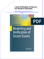 Textbook Modelling and Verification of Secure Exams Rosario Giustolisi Ebook All Chapter PDF