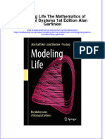 Textbook Modeling Life The Mathematics of Biological Systems 1St Edition Alan Garfinkel Ebook All Chapter PDF
