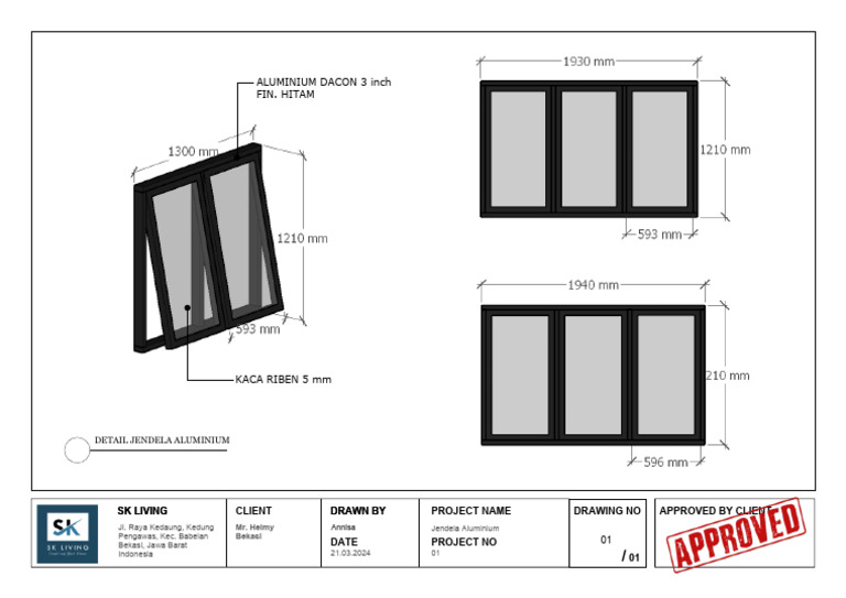 Aluminum Window Details | PDF