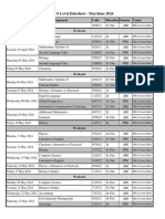 OL CAIE Datesheet