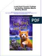 Textbook Lock Stock and Feral Country Cottage Mystery 15 1St Edition Addison Moore Bellamy Bloom Ebook All Chapter PDF