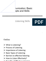 CS - Lecture 11 - Listening Skills