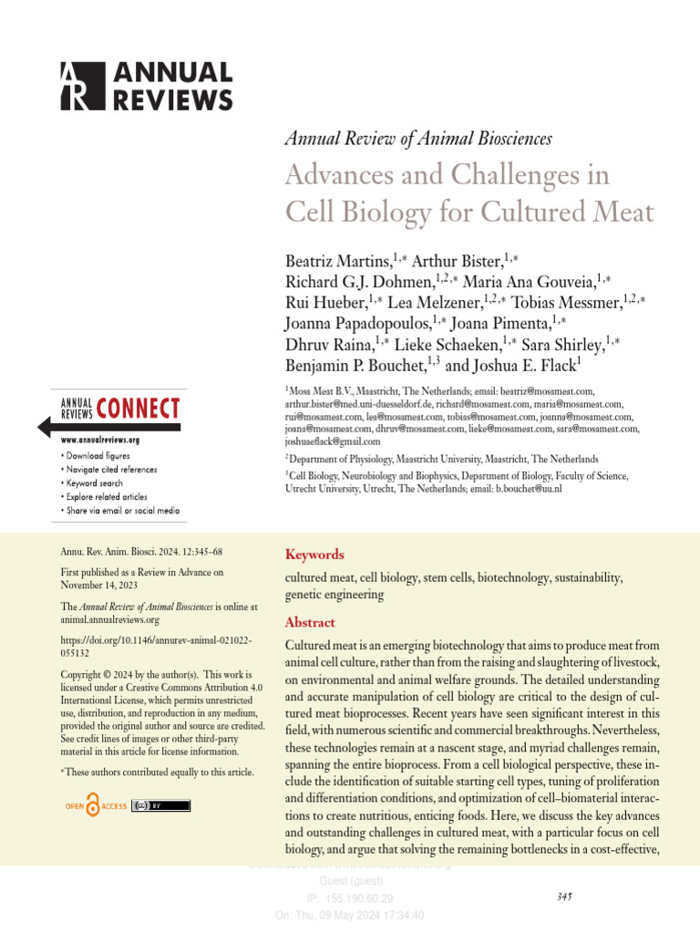 Annurev Animal | PDF | Cell Potency | Cellular Differentiation