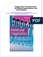 PDF Molecular Diagnostics Fundamentals Methods and Clinical Applications Lela Buckingham Ebook Full Chapter
