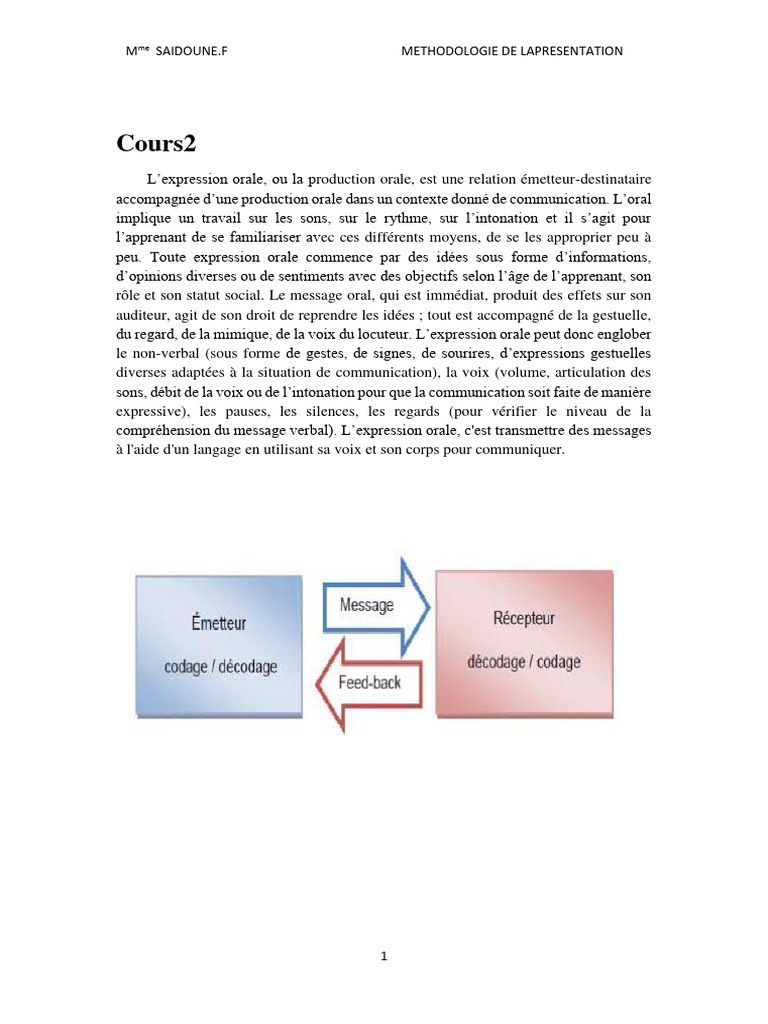 Communication verbale et non verbale | PDF | la communication ...