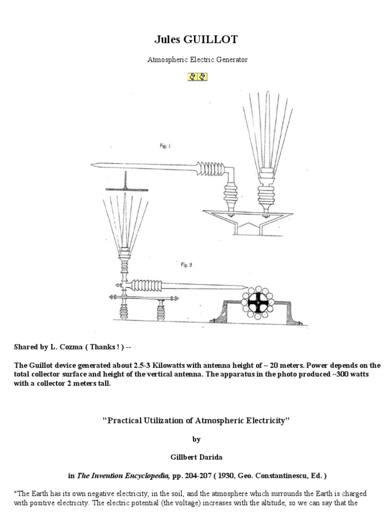Frequently Asked Questions of how to generate electricity from atmosphere