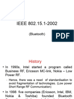 IEEE 802.15.1-2002 Bluetooth 