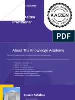 Certified Kaizen Practitioner - Delegate Pack