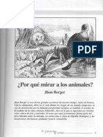 Por Que Mirar A Los Animales Jhonberger