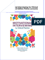 Download textbook Motivational Interviewing For Clinical Practice 1St Edition Petros Levounis ebook all chapter pdf 