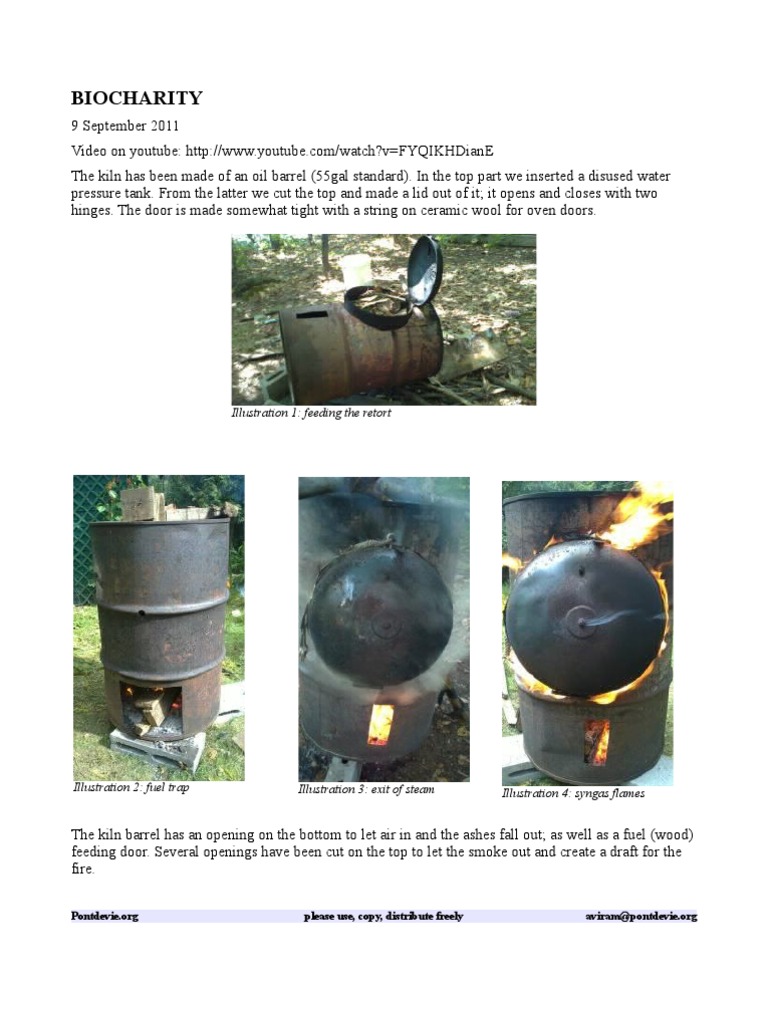 DIY Biochar Kiln Construction Guide | PDF | Home & Garden