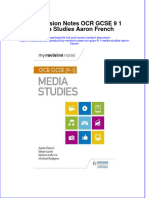 PDF My Revision Notes Ocr Gcse 9 1 Media Studies Aaron French Ebook Full Chapter