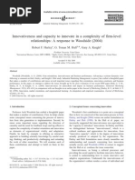 04 The Influence Of Innovation Strategy And Organizational Innovation On Innovation Quality And Performance Pdf Innovation Strategic Management