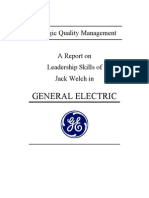 General Electric: Strategic Quality Management