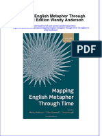 Textbook Mapping English Metaphor Through Time 1St Edition Wendy Anderson Ebook All Chapter PDF