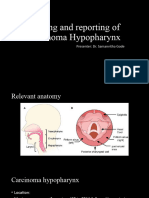Staging and Reporting of Carcinoma Hypopharynx