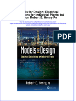 Textbook Models For Design Electrical Calculations For Industrial Plants 1St Edition Robert E Henry Pe Ebook All Chapter PDF