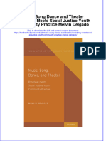 Textbook Music Song Dance and Theater Broadway Meets Social Justice Youth Community Practice Melvin Delgado Ebook All Chapter PDF