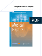 Download textbook Musical Haptics Stefano Papetti ebook all chapter pdf 