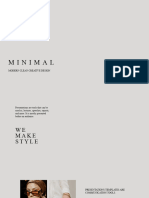 Minimal: Modern Clean Creative Design