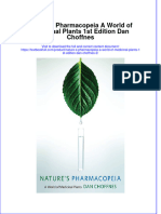 PDF Nature S Pharmacopeia A World of Medicinal Plants 1St Edition Dan Choffnes 2 Ebook Full Chapter