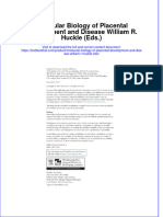 Textbook Molecular Biology of Placental Development and Disease William R Huckle Eds Ebook All Chapter PDF