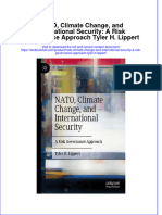 PDF Nato Climate Change and International Security A Risk Governance Approach Tyler H Lippert Ebook Full Chapter