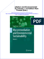 Textbook Mycoremediation and Environmental Sustainability Volume 1 1St Edition Ram Prasad Eds Ebook All Chapter PDF