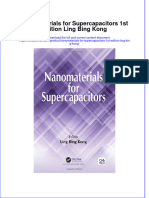 Download textbook Nanomaterials For Supercapacitors 1St Edition Ling Bing Kong ebook all chapter pdf 