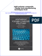 PDF Lightweight Polymer Composite Structures Design and Manufacturing Techniques Kroll Ebook Full Chapter