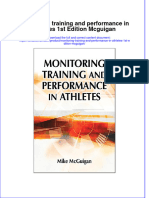 Download textbook Monitoring Training And Performance In Athletes 1St Edition Mcguigan ebook all chapter pdf 