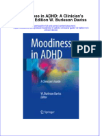 Download textbook Moodiness In Adhd A Clinicians Guide 1St Edition W Burleson Daviss ebook all chapter pdf 