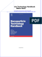 Textbook Nanoparticle Technology Handbook Makio Naito Ebook All Chapter PDF